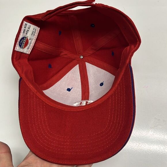 City Hunter Red Adjustable Acrylic Philadelphia Phillies Baseball Cap- OSFM NWOT - Picture 6 of 10